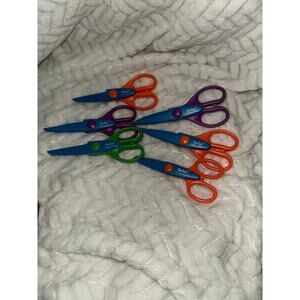 Fun Cut Decorative Craft Scissors Set of 6 Assorted Colors